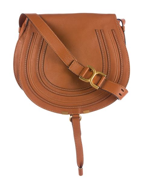 chloe marcie medium satchel nut|chloe marcie small saddle bag.